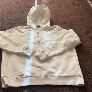 Like New Men’s Size Large Louis Vuitton Virgil Quarter Zip Flawless White